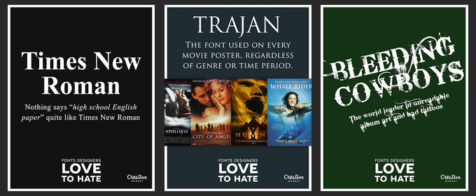 10 Fonts That Designers Love To Hate
