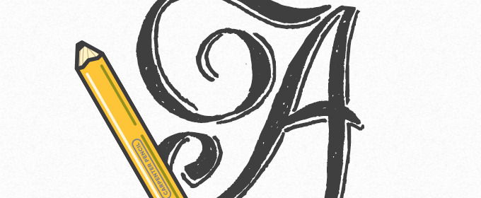 How To Create Beautiful Hand Lettering With a $1 Carpenter's Pencil