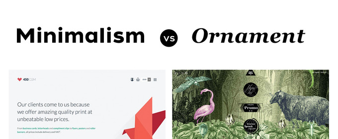 Minimalism vs. Ornament: Is Either More "Relevant?"
