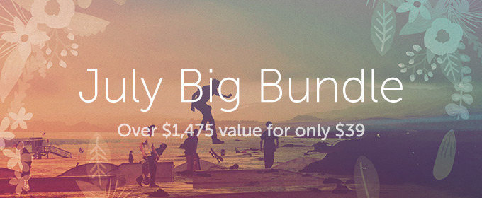 July Big Bundle: Over $1,400 in Design Goods For Only $39!