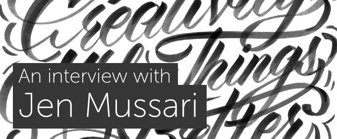Nostalgic Lettering, Making a Living & Creepy Podcasts: An Interview with Jen Mussari