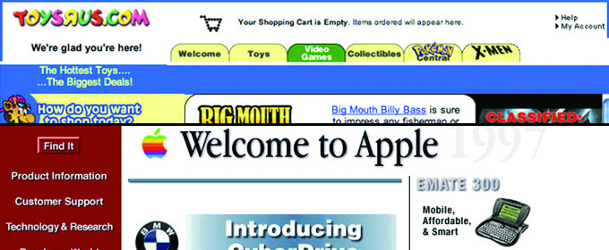 Travel In Time: Here's What 10 Ecommerce Sites Used to Look Like