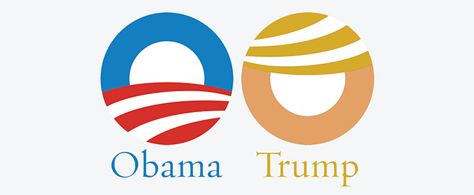 Obama's Logo Looks Like Donald Trump's Head