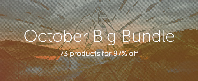 October Big Bundle: Over $1,300 in Design Goods For Only $39!