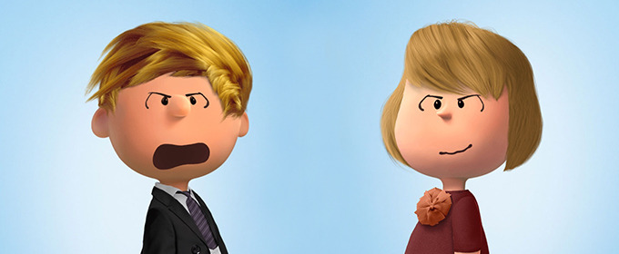 Donald Trump and Other Presidential Candidates as Peanuts Characters
