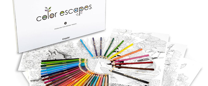 Start Coloring with Crayola's New Line of Coloring Books for Adults