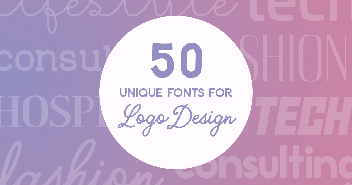 fonts for logo design