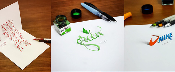 Check Out This 3D Calligraphy that Leaps Off the Page