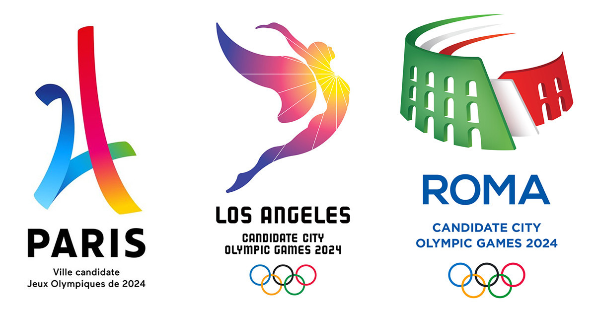 Paris, L.A. and Rome Unveil Official Logos For The 2024 Olympic Games