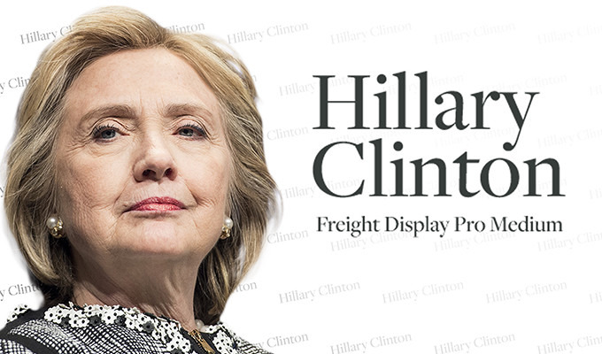 If US Presidential Candidates Were Fonts