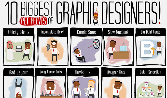 10 Blood-Boiling Pet Peeves That Every Graphic Designer Faces