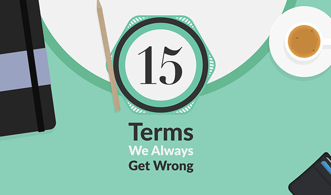 Infographic: Design Terms We Always Get Wrong
