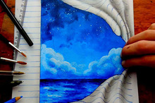 This Self-Taught Teenager Draws Mind-Bending 3D Art With Regular Pencils
