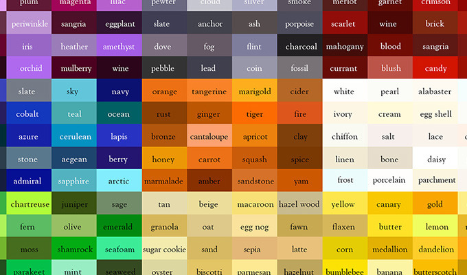 Find the Perfect Hue with This Handy Color Thesaurus