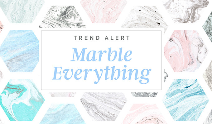 Design Trend Alert: Marble Everything