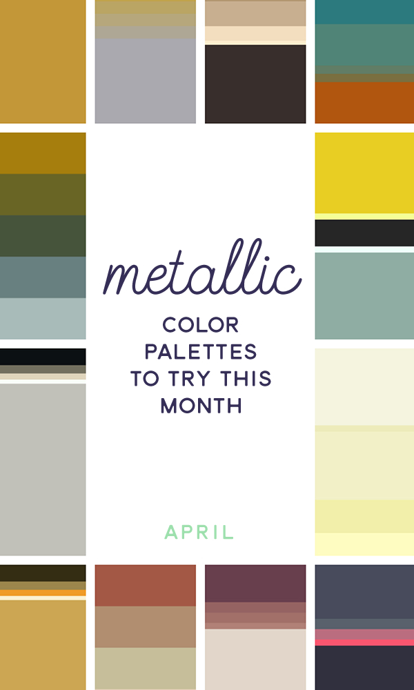 metallic color palette