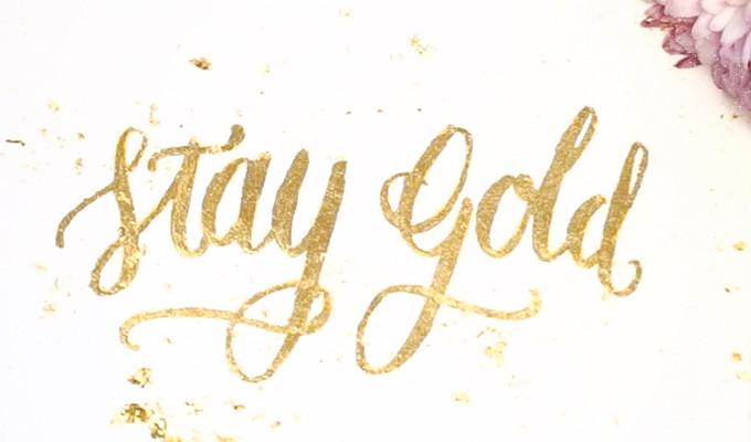 How To Use Gold Foil To Create Greeting Cards & Invitations