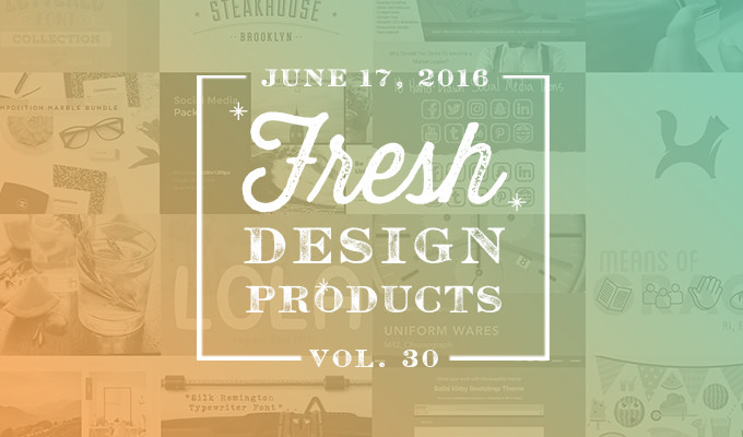 This Week's Fresh Design Products: Vol. 30