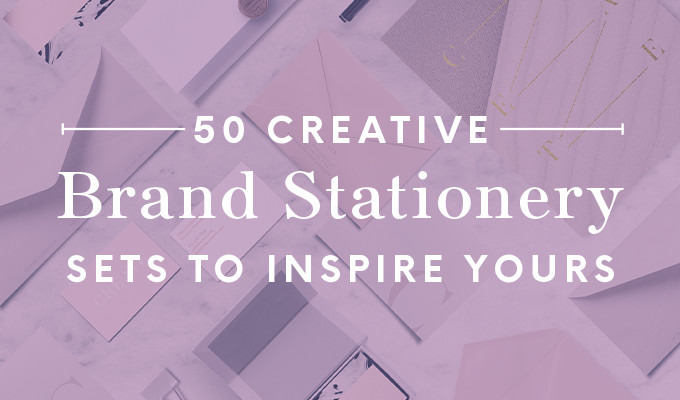 50 Creative Brand Stationery Sets to Inspire Yours