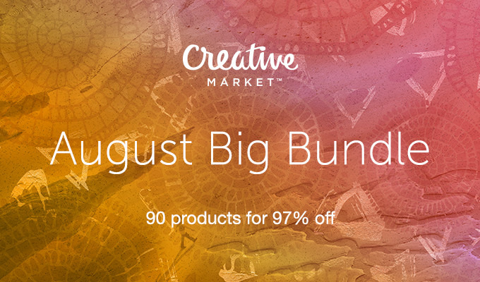 August Big Bundle: Over $1,300 in Design Goods For Only $39!