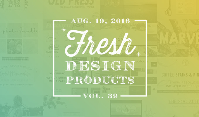 This Week's Fresh Design Products: Vol. 39