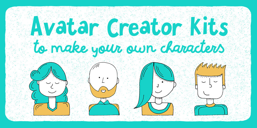 Unlimited Avatar Creator Kit  People icon, Avatar creator, Avatar  characters