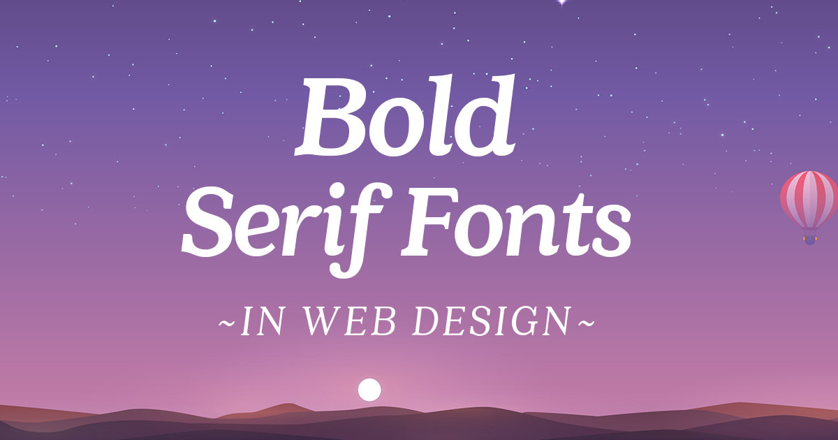 bold fonts for designers