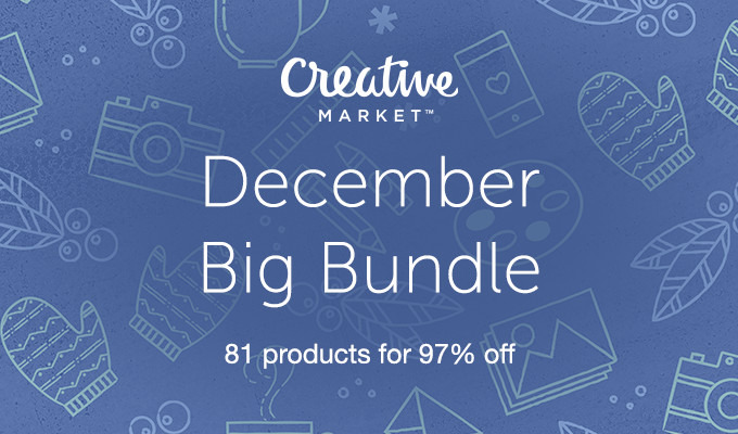December Big Bundle: Over $1,400 in Design Goods For Only $39!