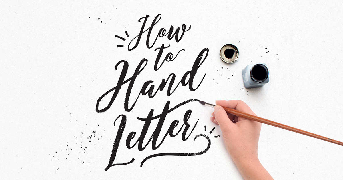 How to draw script hand lettering like a pro tutorial. 