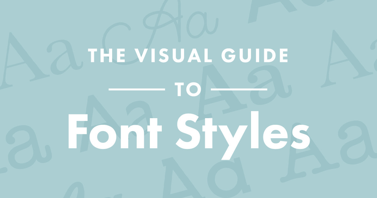 Guide to 10 font characteristics and their use in design