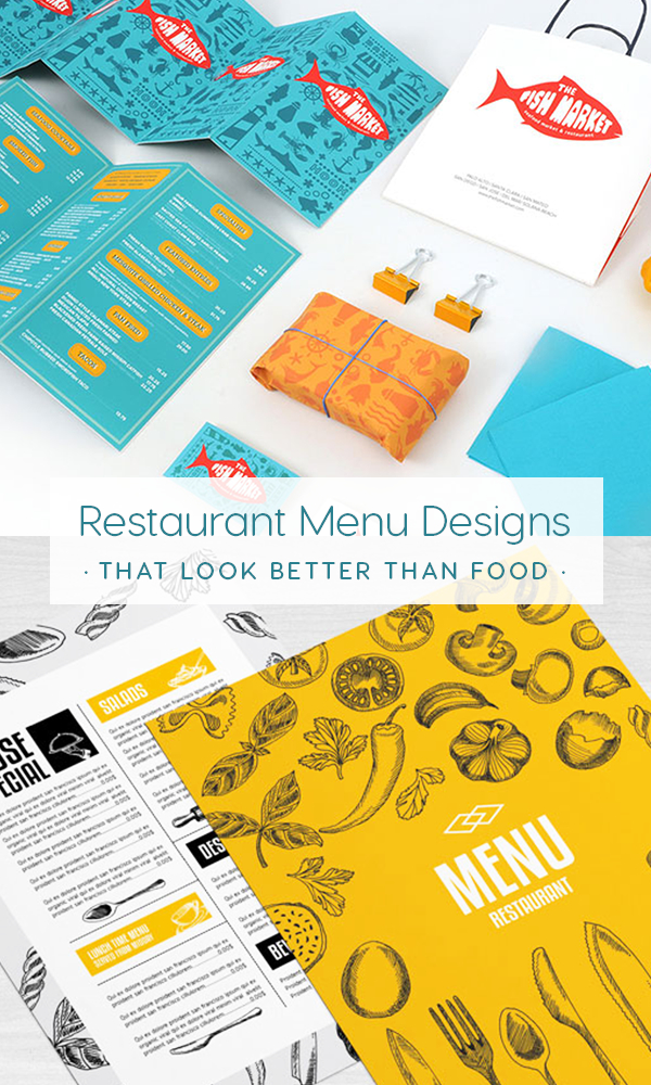 50 Restaurant Menu Designs That Look Better Than Food - Creative Market Blog