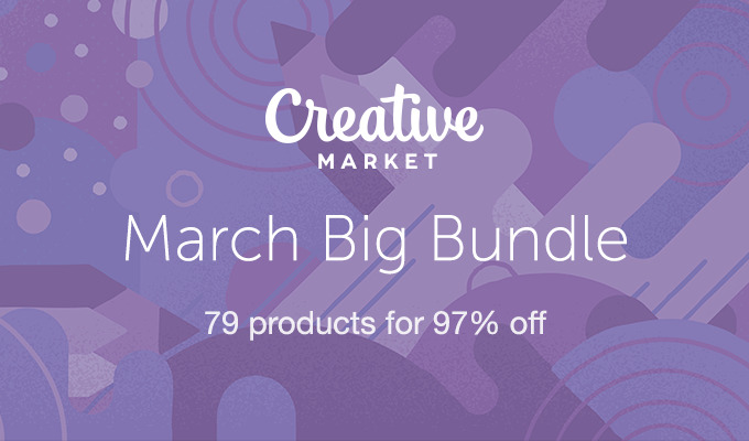 March Big Bundle: Over $1,400 in Design Goods For Only $39!