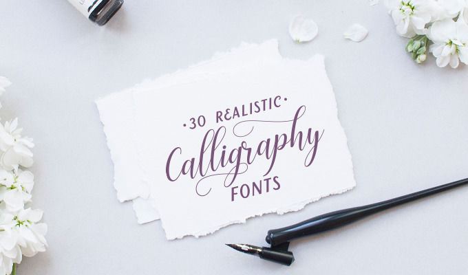 30 Impressive Calligraphy Fonts That Look Just Like the Real Thing