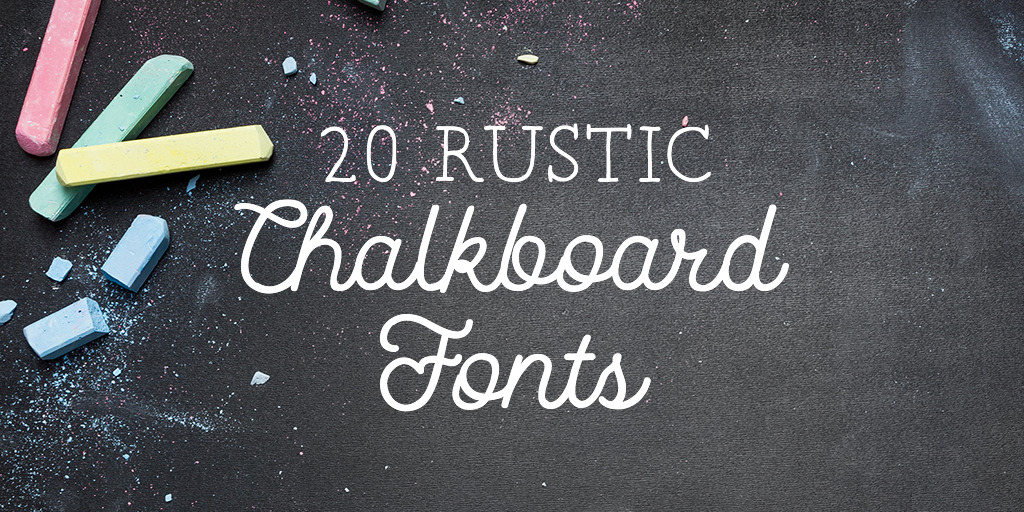 restaurant chalkboard fonts
