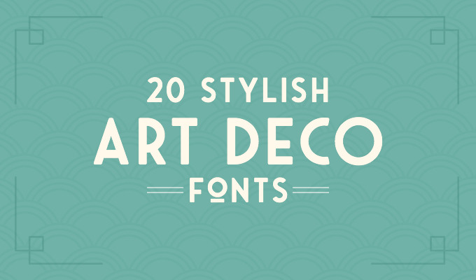 Ongekend 20 Art Deco Fonts to Create Retro Logos, Posters, and Websites EM-16