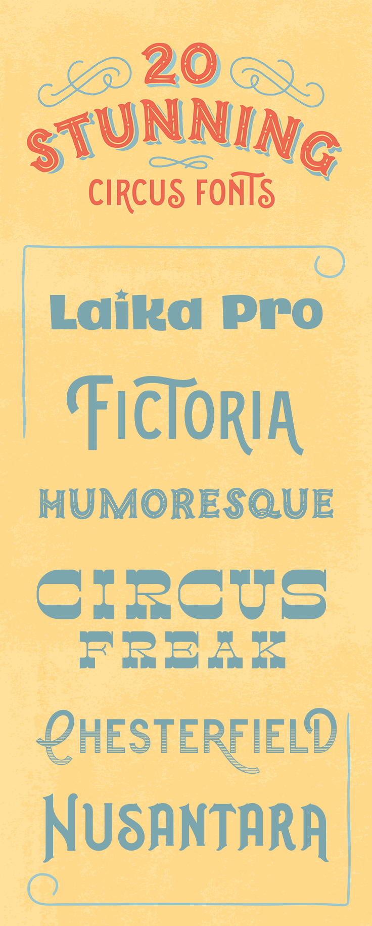 tattoo fonts circus letters