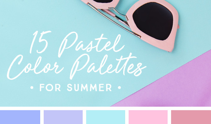 15 Downloadable Pastel Color Palettes For Summer