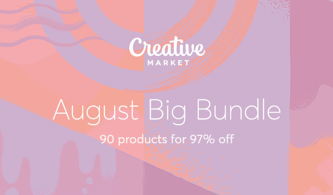 August Big Bundle: Over $1,500 in Design Goods For Only $39!