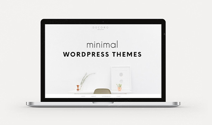 20 Clean & Minimal WordPress Themes