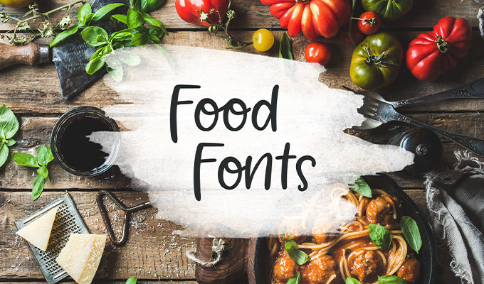 30 Food Fonts That Are Good Enough To Eat Creative Market Blog