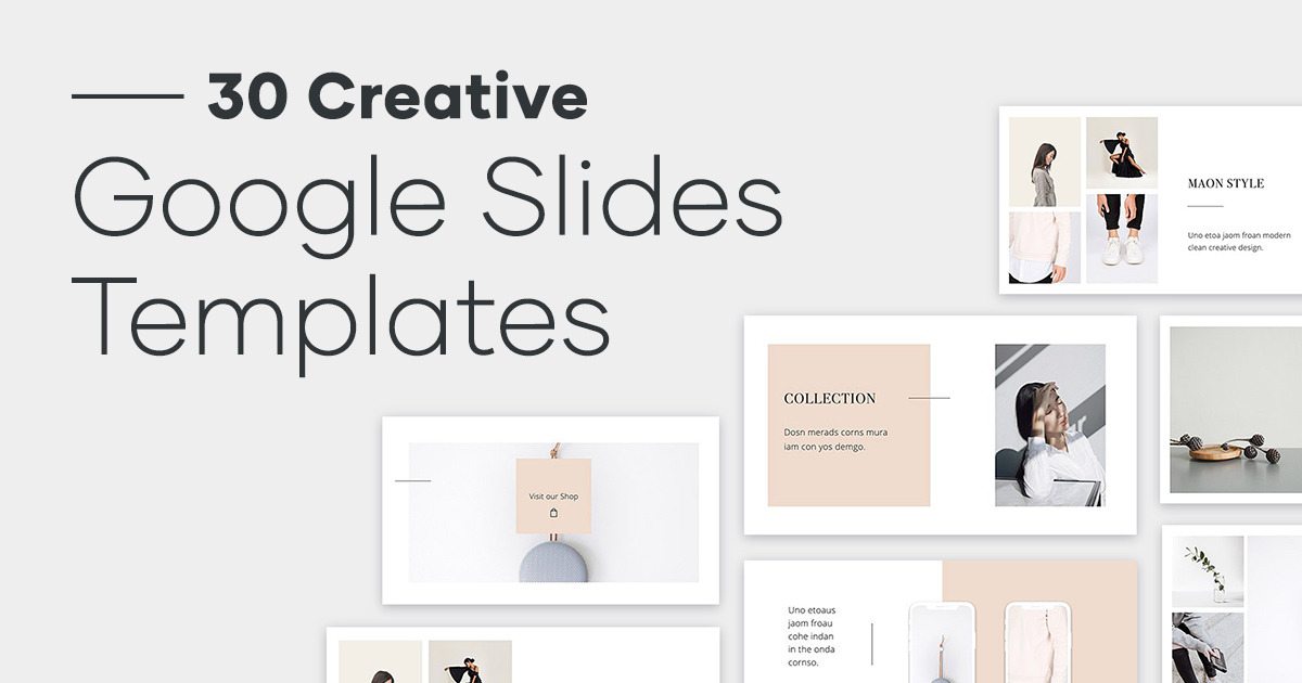 30 Creative Google Slides Templates For Your Next Presentation Creative Market Blog