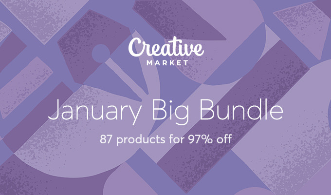 January Big Bundle: Over $1557 in Design Goods For Only $39!