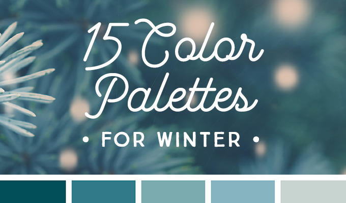 15 Downloadable Color Palettes For Winter