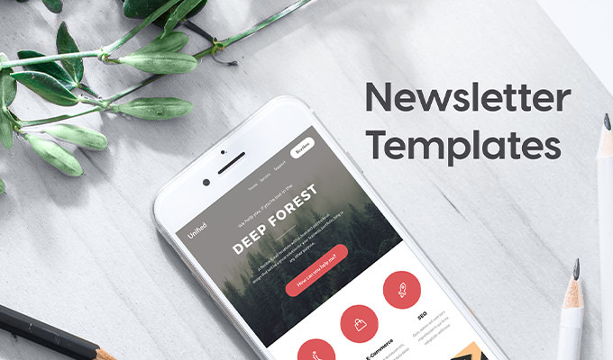 Download 20 Stunning Newsletter Templates For Print Email Creative Market Blog