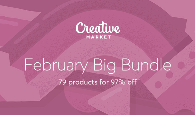 February Big Bundle: Over $1,386 in Design Goods For Only $39!