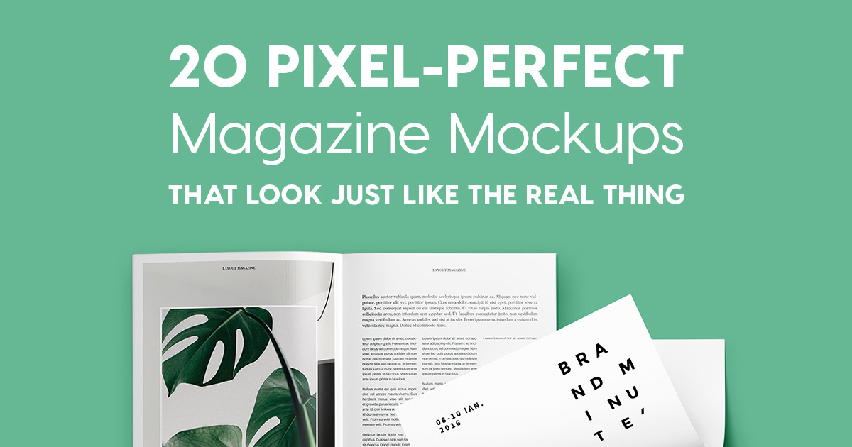 Download 20 Pixel Perfect Magazine Mockups That Look Just Like The Real Thing Creative Market Blog PSD Mockup Templates