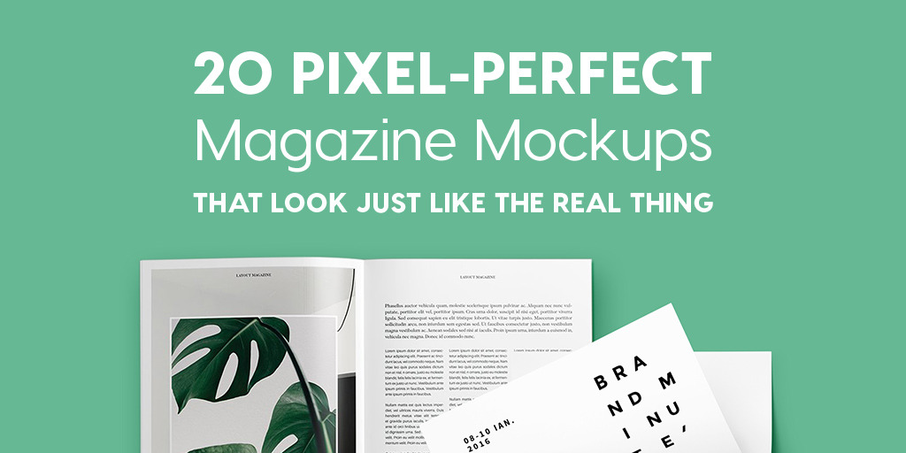 Download 20 Pixel Perfect Magazine Mockups That Look Just Like The Real Thing Creative Market Blog