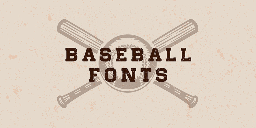 vintage baseball font