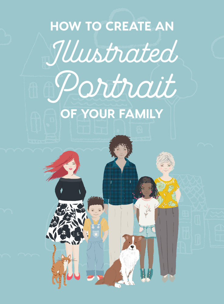 Create a Personalized Family Portrait Illustration - Revellia