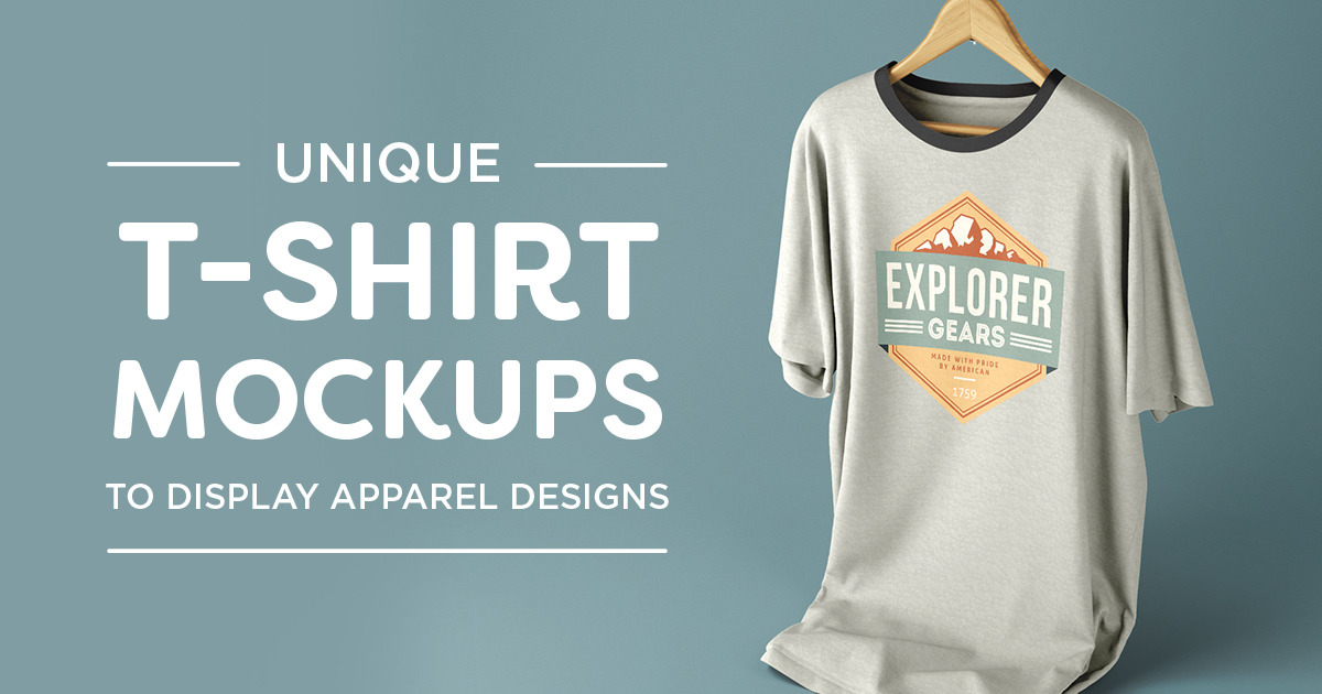 Download Unique T-Shirt Mockups to Display Apparel Designs | Creative Market Blog